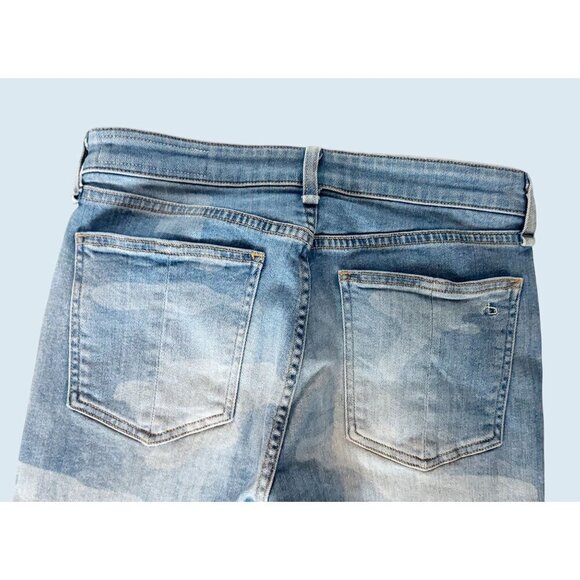 RAG & BONE Cate Mid Rise Ankle Straight Camo Print Jeans Sz 26 - Picture 5 of 8